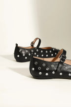 Evelyna Studded Mary Janes – styled view