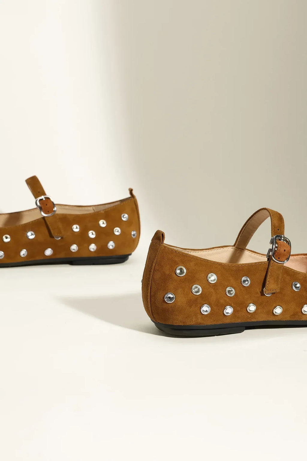 Evelyna Studded Mary Janes – styled view