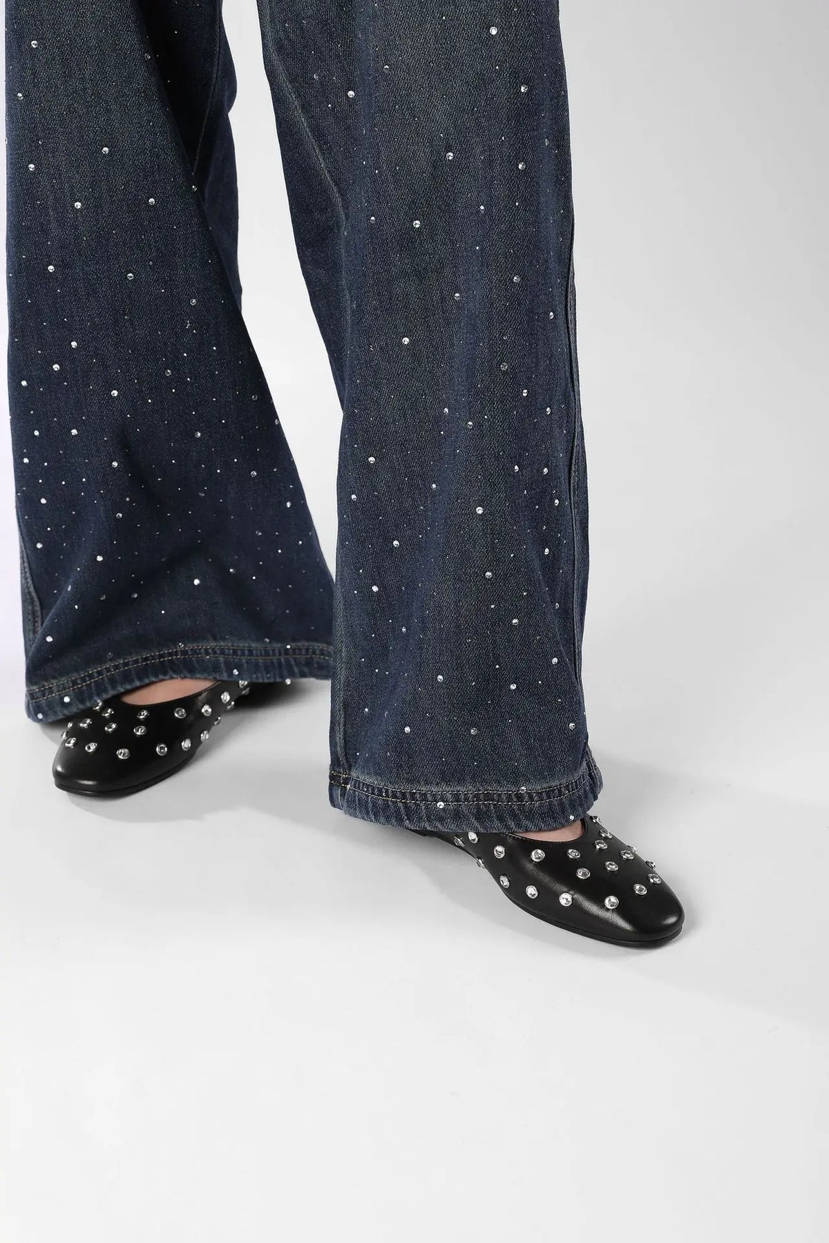 Evelyna Studded Mary Janes – styled view