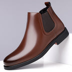Everard | Classic Slip-On Chelsea Boots – side view