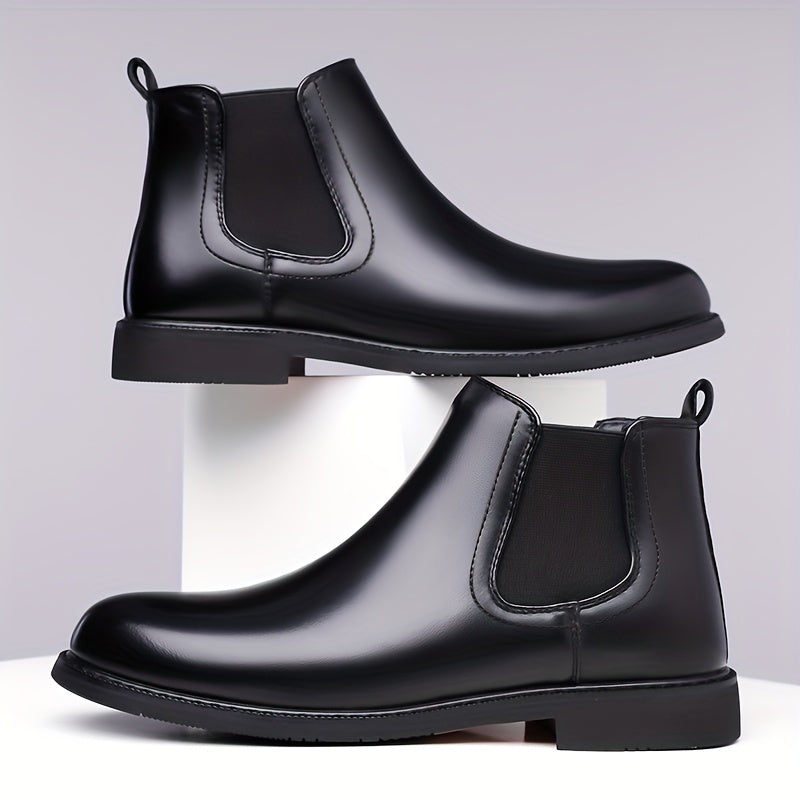Everard | Classic Slip-On Chelsea Boots – side view
