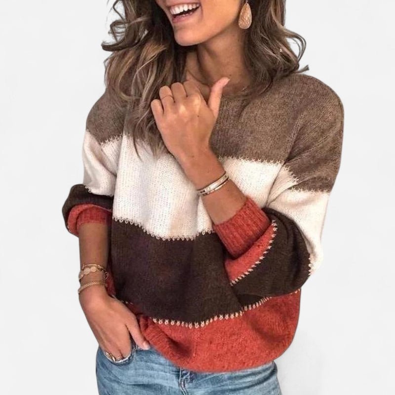 Florentine | Soft Striped Sweater – front view