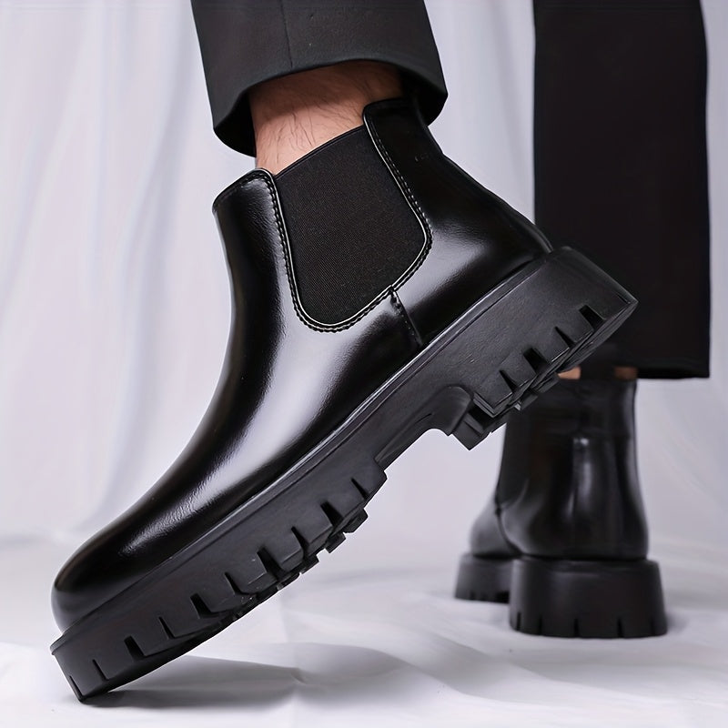 Foster | Elastic-Panel Chelsea Boots – styled view