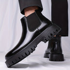 Foster | Elastic-Panel Chelsea Boots – styled view