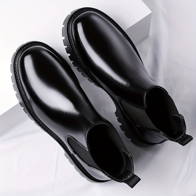 Foster | Elastic-Panel Chelsea Boots – back view