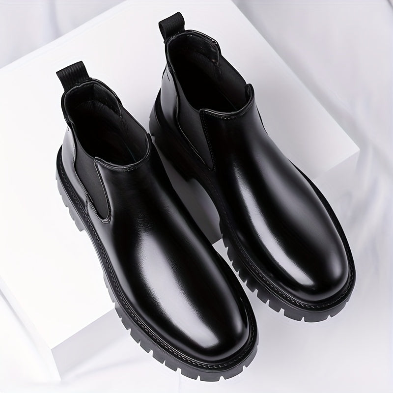 Foster | Elastic-Panel Chelsea Boots – styled view