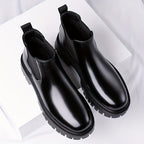 Foster | Elastic-Panel Chelsea Boots – styled view