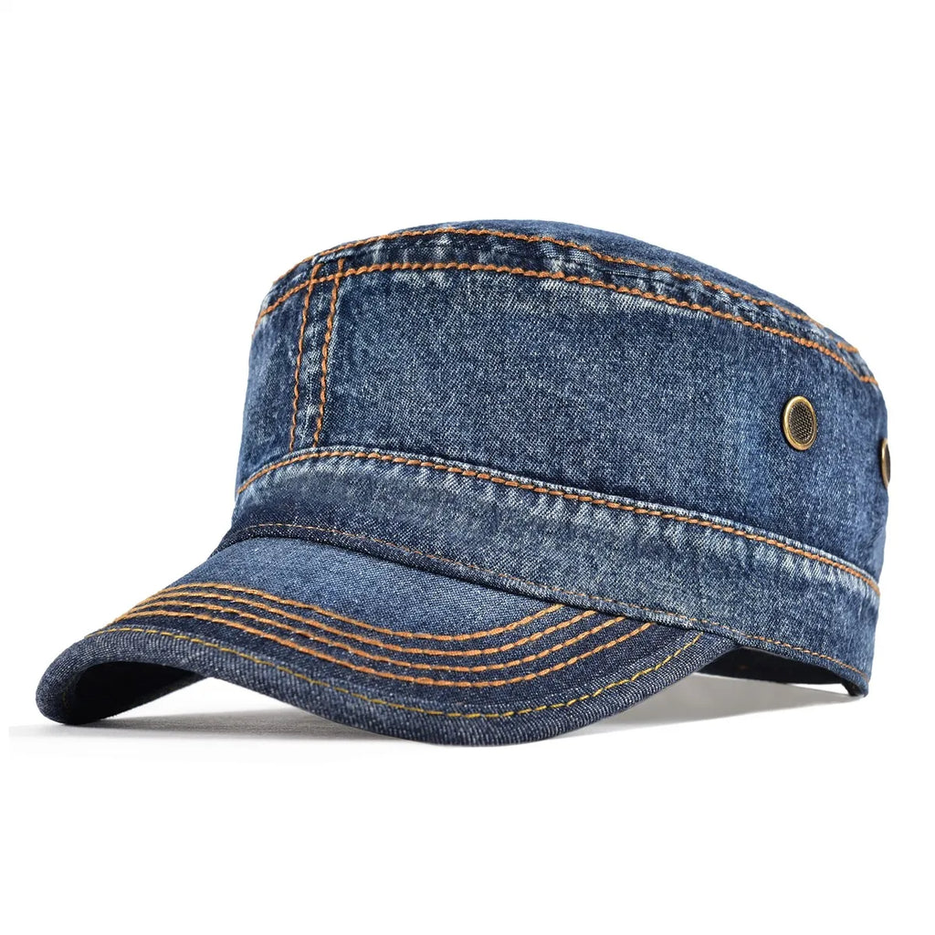 Frank Vintage-Touch Cap – styled view