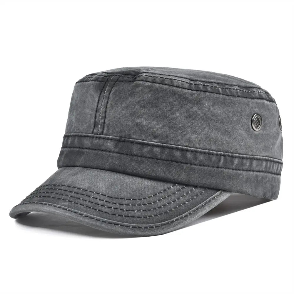 Frank Vintage-Touch Cap – styled view