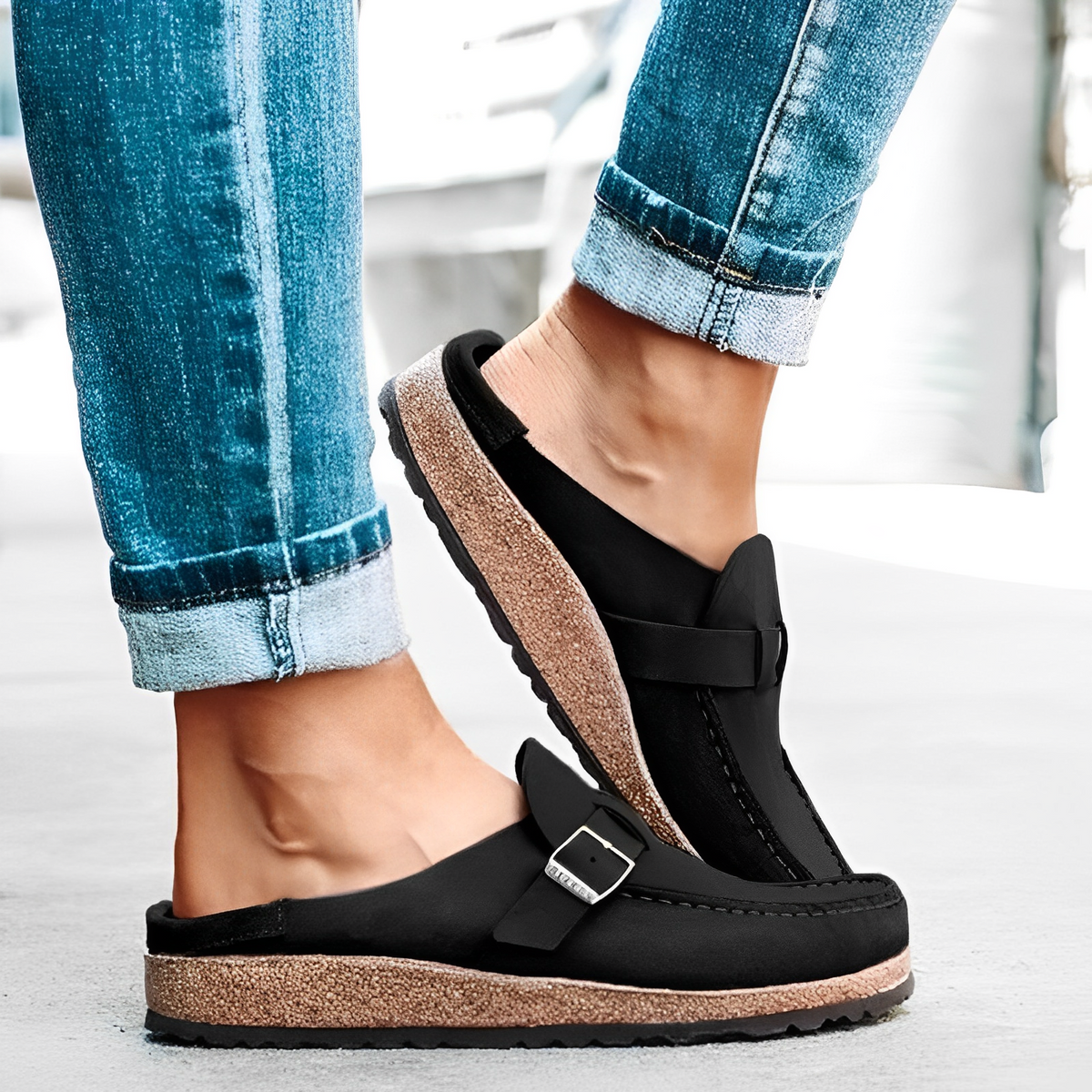 Frederica Orthopedic Sandals – styled view