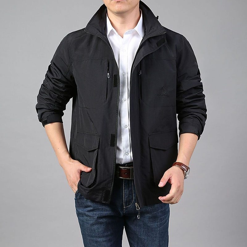 Garrison | Rugged Utility Jacket – styled view