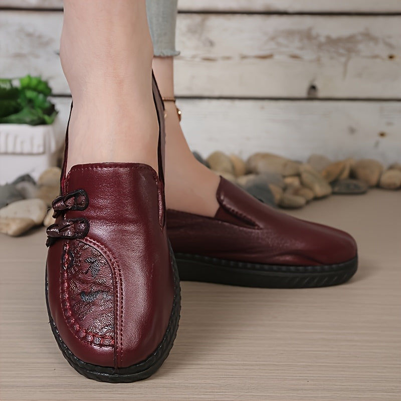 Geraldine Cushioned Slip-On Loafers – side view