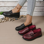 Geraldine Cushioned Slip-On Loafers – styled view
