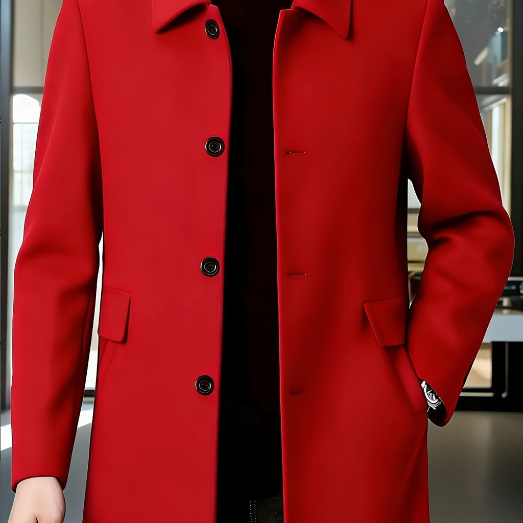 Gerard | Refined Single-Breasted Overcoat – front view