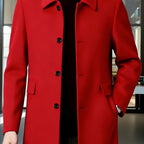 Gerard | Refined Single-Breasted Overcoat – front view