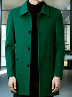 Gerard | Refined Single-Breasted Overcoat – front view