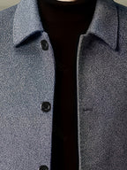 Gerard | Refined Single-Breasted Overcoat – close-up