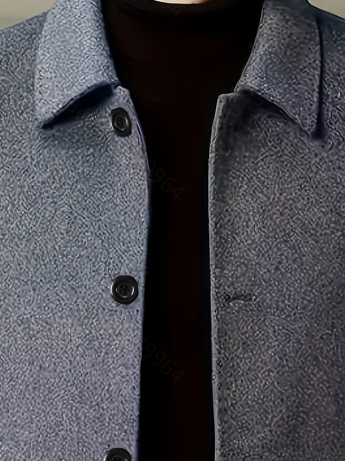 Gerard | Refined Single-Breasted Overcoat – close-up