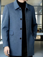 Gerard | Refined Single-Breasted Overcoat – front view
