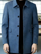 Gerard | Refined Single-Breasted Overcoat – front view