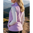 Gilda | Cozy Zip-Up Vest – side view