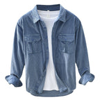 Grady | Rugged Textured Overshirt – front view