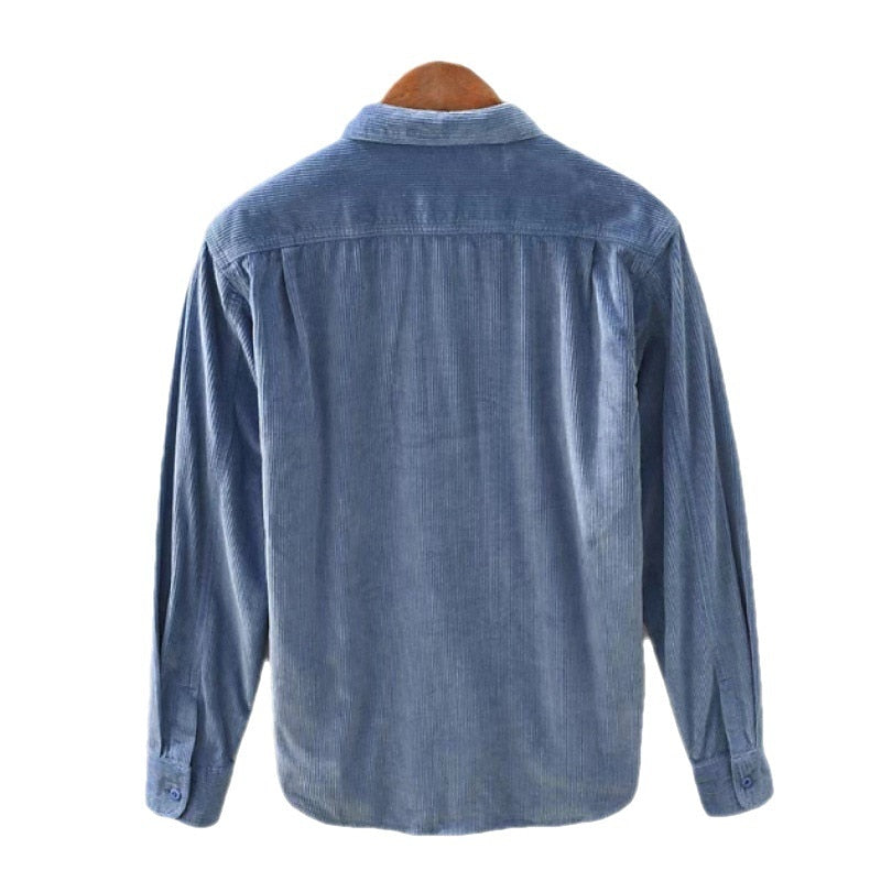 Grady | Rugged Textured Overshirt – back view