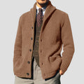 Kester Button Knit Cardigan front view on model