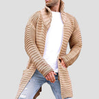 Harrison Stand Collar Knit Cardigan – detail view