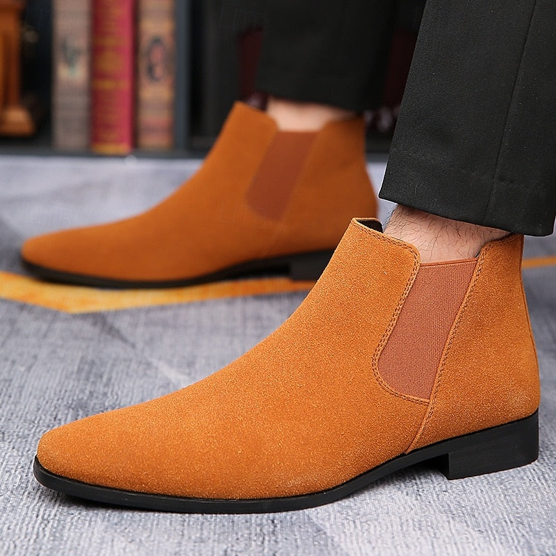 Hartley | Classic Ankle Chelsea Boots – styled view