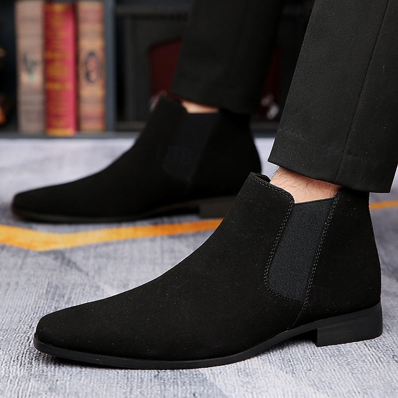 Hartley | Classic Ankle Chelsea Boots – styled view