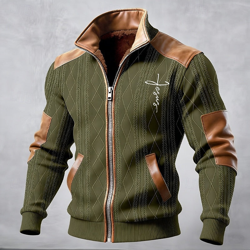 Hayes | Refined Stand-Collar Jacket – front view