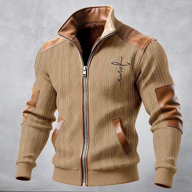 Hayes | Refined Stand-Collar Jacket – front view