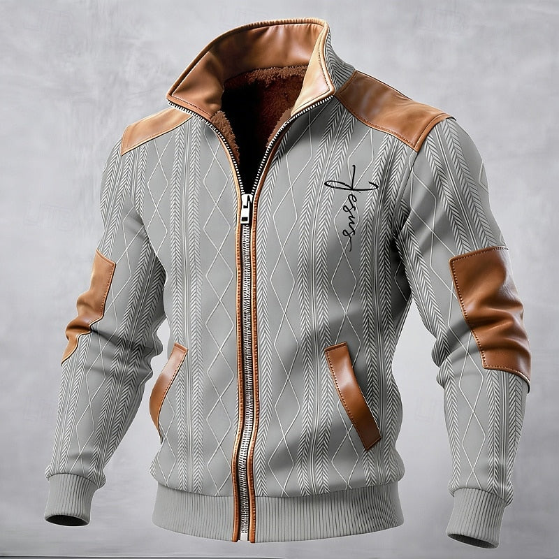 Hayes | Refined Stand-Collar Jacket – front view