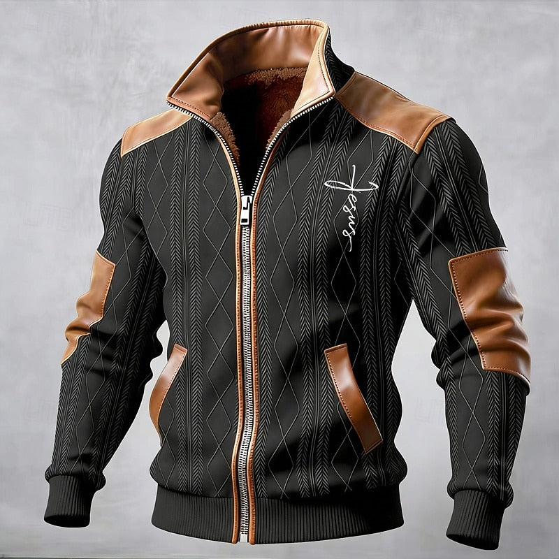 Hayes | Refined Stand-Collar Jacket – front view