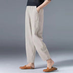 Hazeline | Relaxed Tapered Trousers – front view