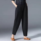 Hazeline | Relaxed Tapered Trousers – front view