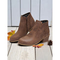 Hollis Cutout Low-Heel Ankle Boots – side view