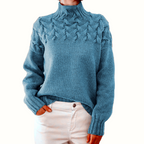 Iris Warm Knit Sweater by Vera Noir – front view