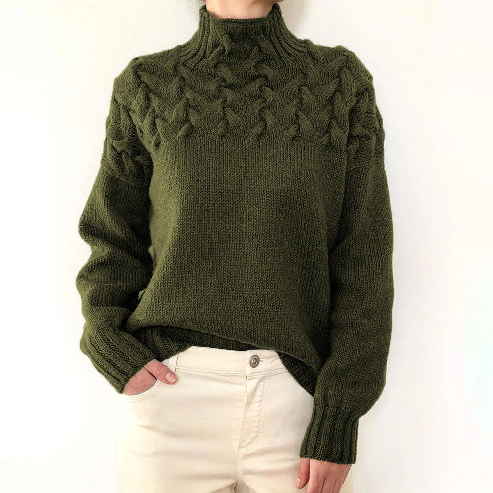 Iris Warm Knit Sweater by Vera Noir – back view
