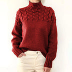 Iris Warm Knit Sweater by Vera Noir – detail view