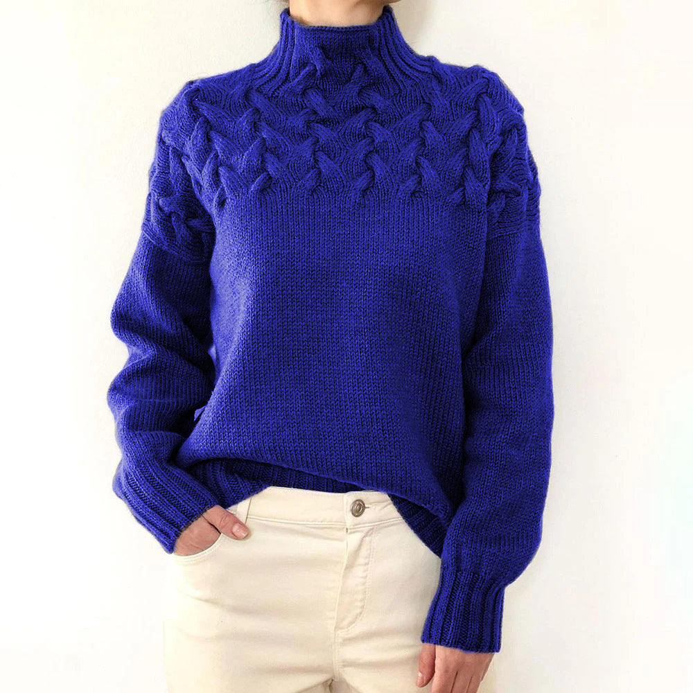 Iris Warm Knit Sweater by Vera Noir – styled view
