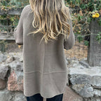 Isa Mid-Length Double-Breasted Coat – side view
