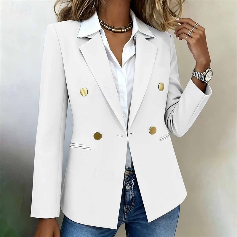 Isaura | Tailored Double-Breasted Blazer – front view