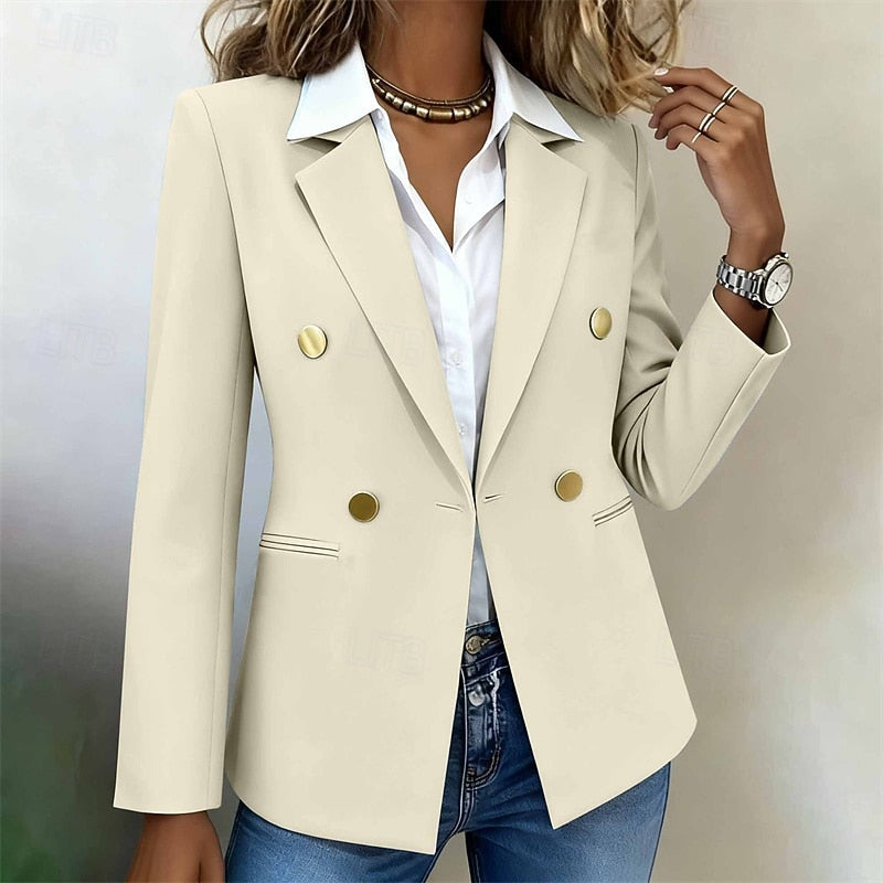 Isaura | Tailored Double-Breasted Blazer – front view