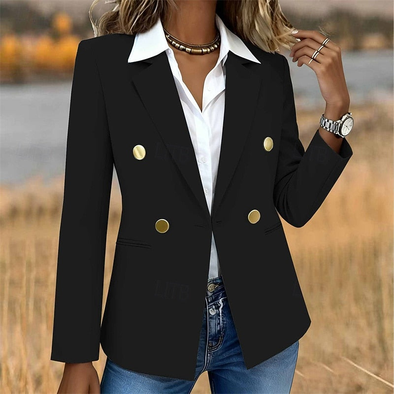 Isaura | Tailored Double-Breasted Blazer – front view