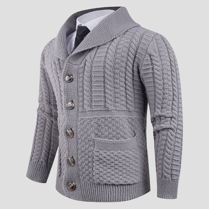 Barnaby Formal Wool Cardigan colour option display