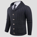 Barnaby Formal Wool Cardigan full outfit styling