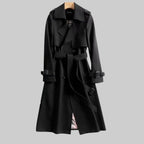Jakarta | Belted Double-Breasted Trench Coat – front view
