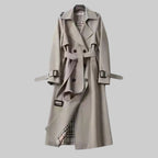 Jakarta | Belted Double-Breasted Trench Coat – front view